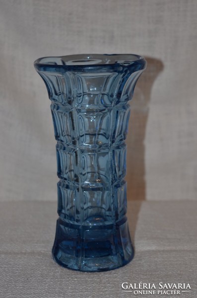 Kék üveg váza  ( DBZ 0016 )
