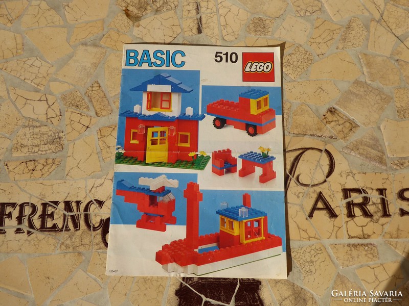 Lego 510 építési mutató szép állapotban