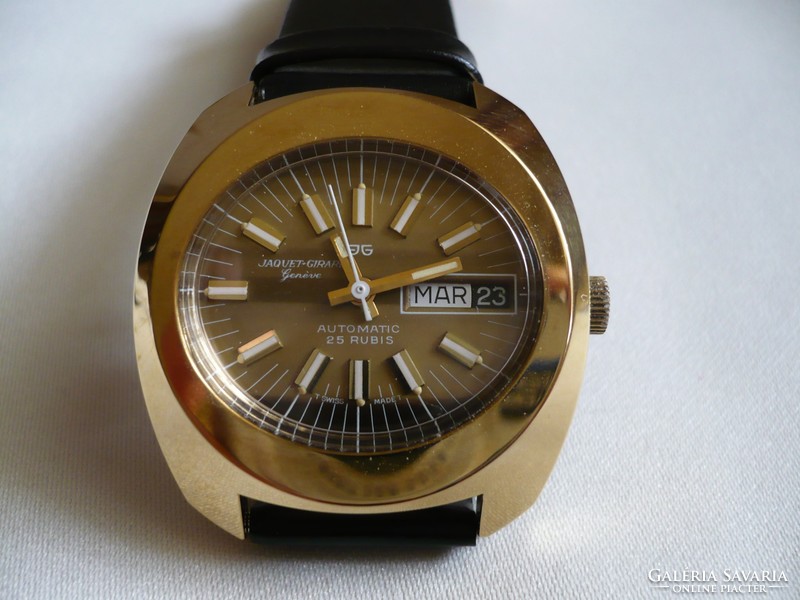 Jaquet Girard Geneva automatic never used watch from the 1970's