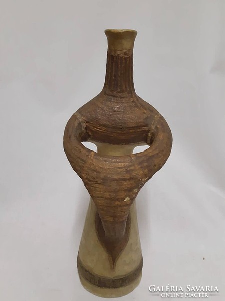 F. Spizzico Italian mid century design ceramic decorative vase - 02491