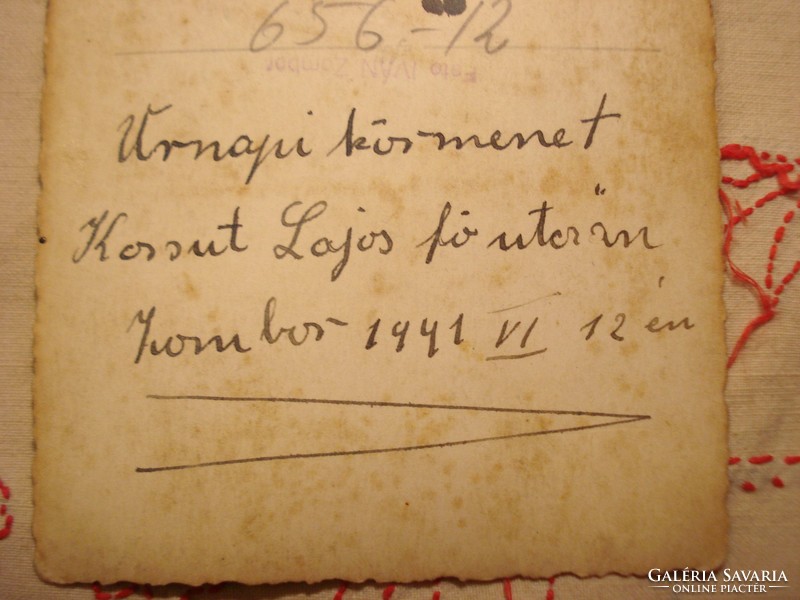 Szerbia Sombor Zombor 1941 Körmenet . POSTA VAN  !