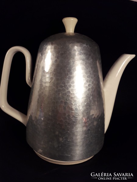 CAK ENNYIÉRT!!! Antik art deco design thermo melegen tartó kávé tea kiöntő ritkaság