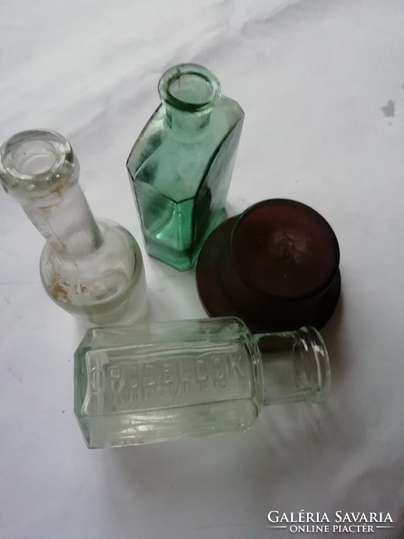 Old medicated bottles + plug