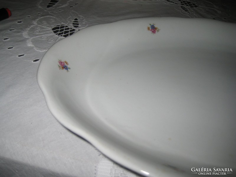 Oval Zsolnay tray, marked 37 x 26 cm 7.