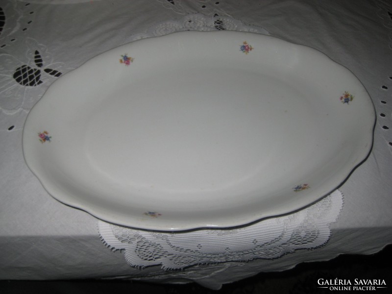 Oval Zsolnay tray, marked 37 x 26 cm 7.