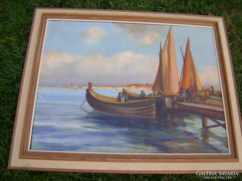 Antik festmény, A kikötő 
