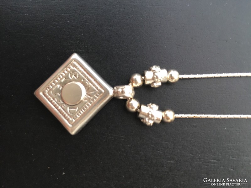 Israeli silver necklace, necklace