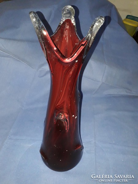 Precious glass vase (43 cm)