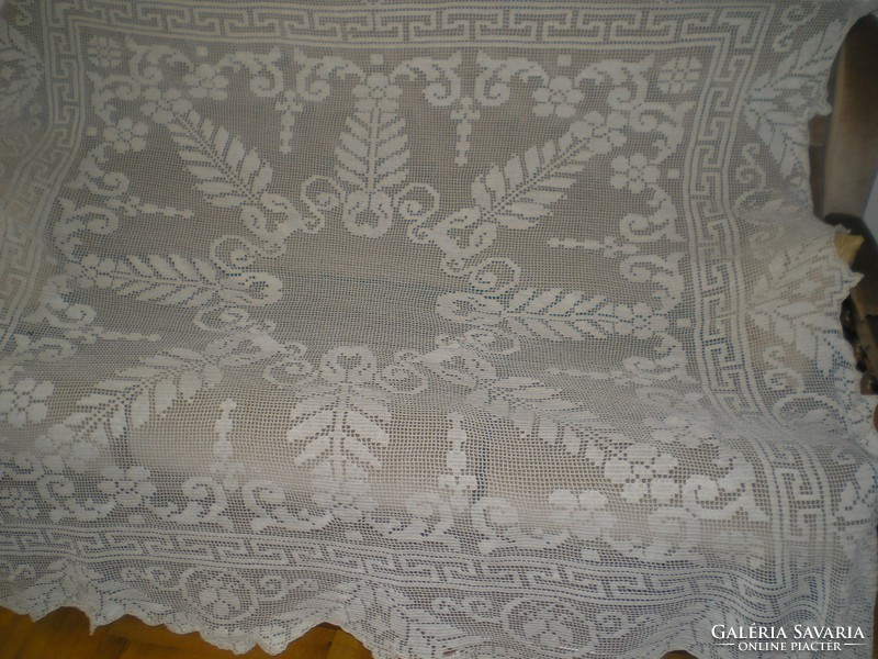 Handmade, large tablecloth 175x165 cm