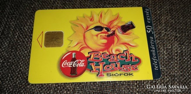 Coca cola Beach House telefonkártya 1997
