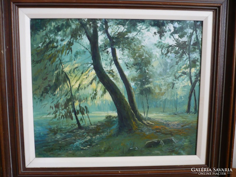A beautiful painting from the Indonesian painting school