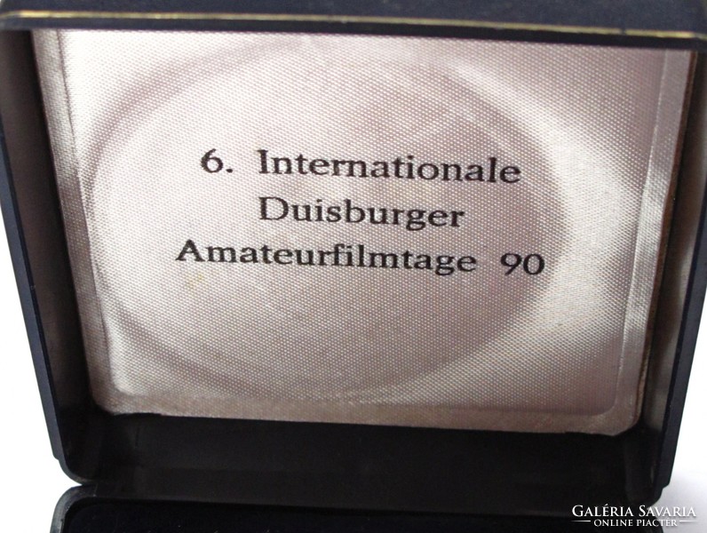  6.Nemzetközi Duisburgi Amatőr Filmfesztivál 1990 érem