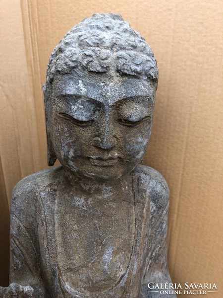 Iron stone Buddha statue