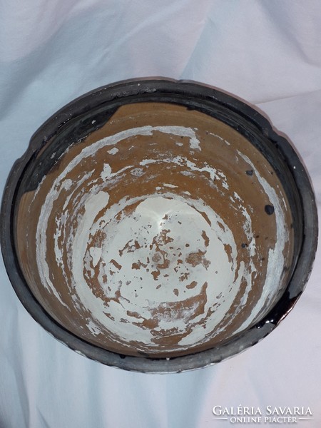 János Lázi hmv large ceramic bowl - marked