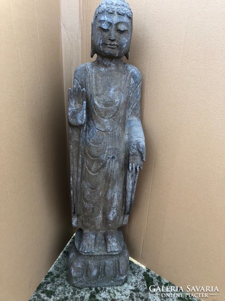 Iron stone Buddha statue