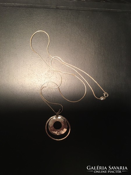Silver necklace, necklace (silpada)