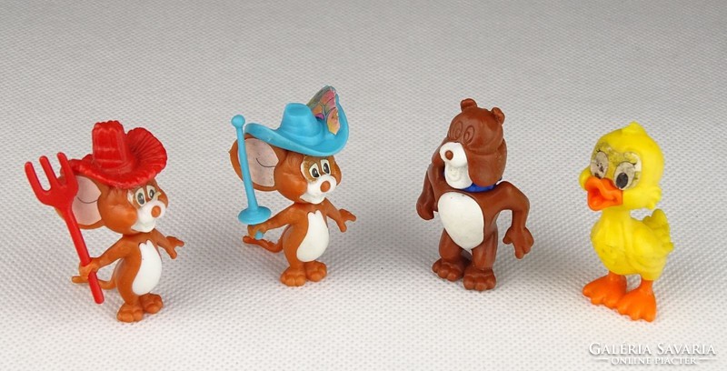 0U562 Gyűjtői Kinder figurák Tom és Jerry 4 darab