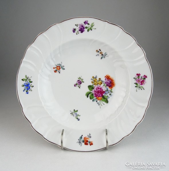 0U109 Antik Herendi porcelán tányér 24.5 cm 1860