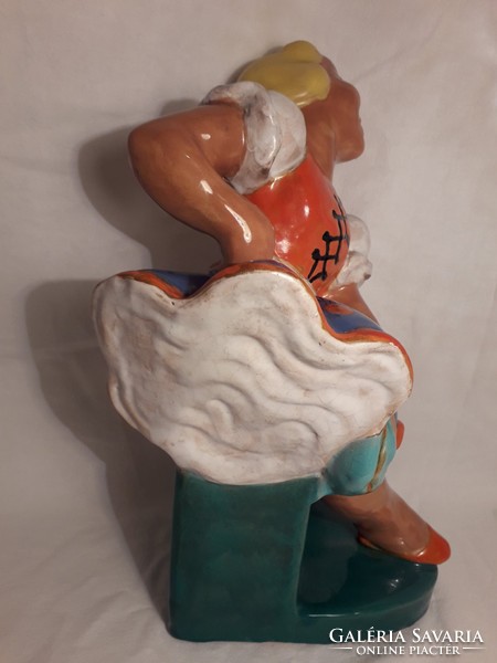 Hops ceramic statue bookend large size 30 cm - hops brothers 1930s