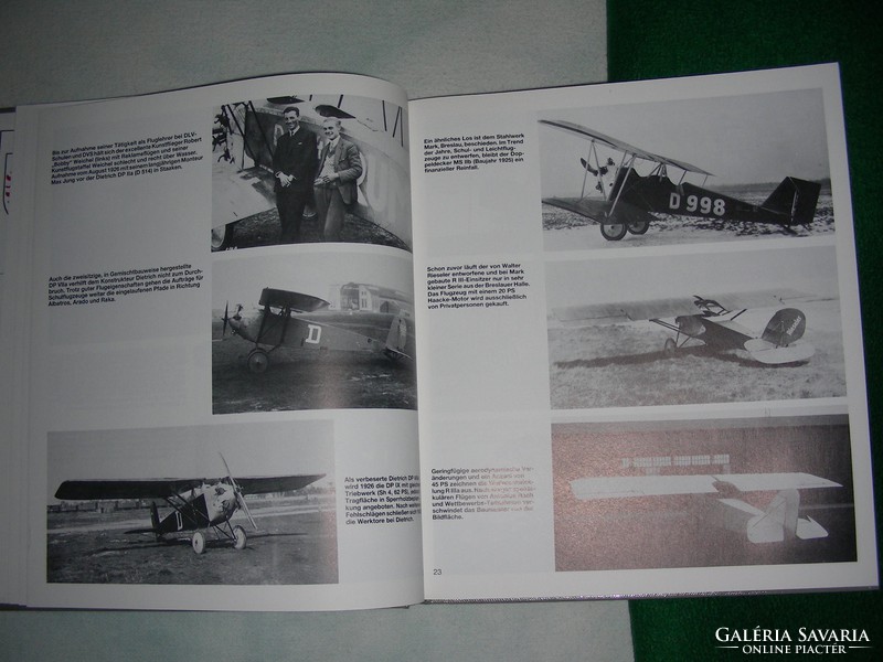 1919-1945 közötti repülőgépek könyv német nyelven