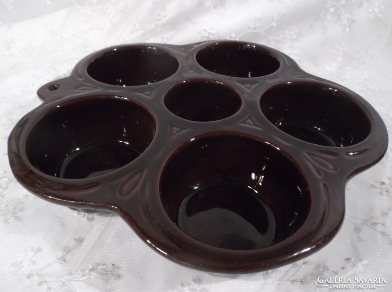 Baking dish - 28 x 27 x 5 cm - nszk - glazed - can also be hung on the wall - beautiful - perfect