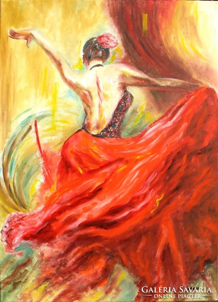 Moona - Flamencotáncos ANNA RAZAMUSKAYA festménye után