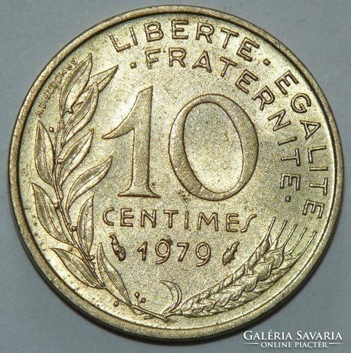 10 Centimes - Franciaország - 1979.