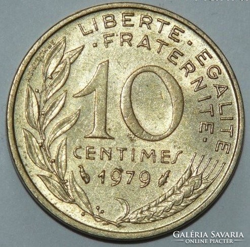 10 Centimes - Franciaország - 1979.