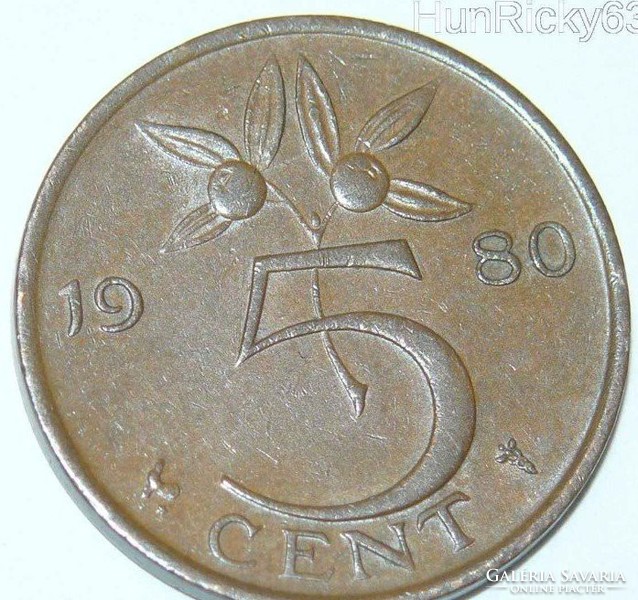 5 Cent - Hollandia - 1980.
