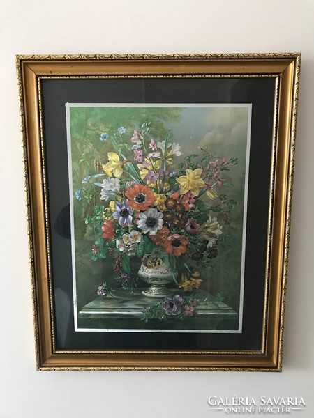 A print called Spring Fragrance with a 57 x 46 cm frame