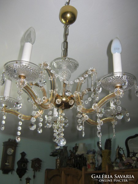 Old crystal chandelier crystal chandelier