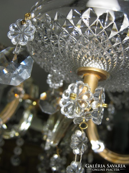 Old crystal chandelier crystal chandelier