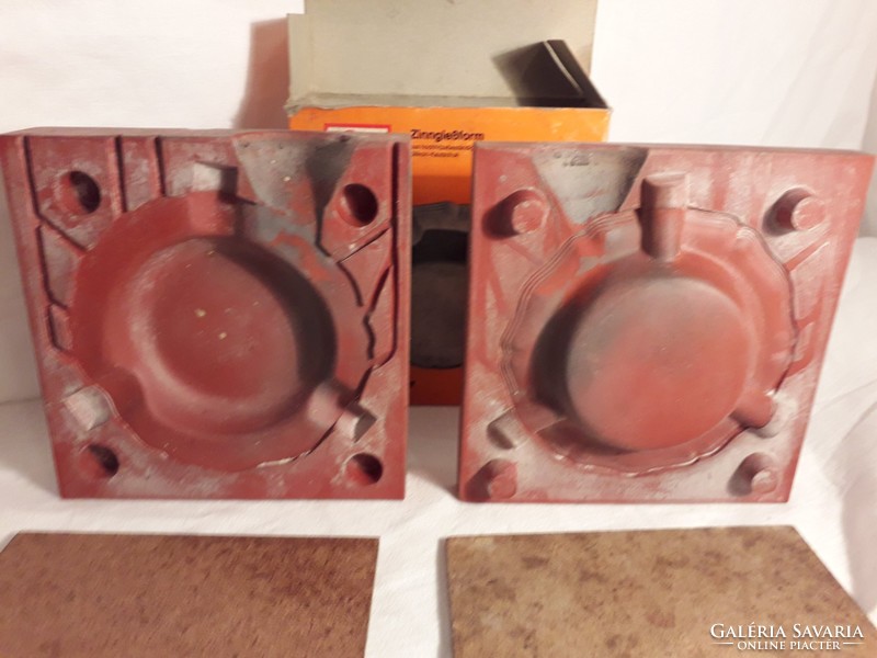 Large heavy mold casting sample ash holder silicone rubber