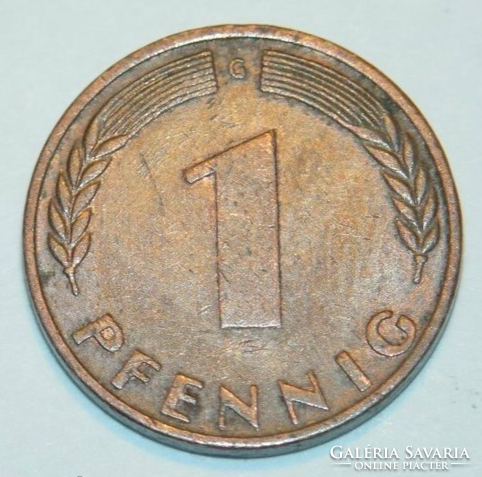 1 Pfennig (G) - Németország - 1950.