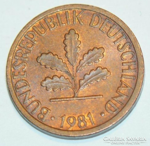 1 Pfennig (F) - Németország - 1981.