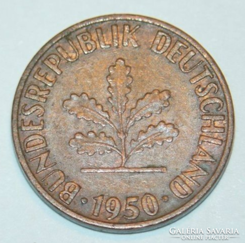 1 Pfennig (G) - Németország - 1950.