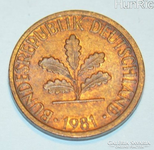 1 Pfennig (F) - Németország - 1981.