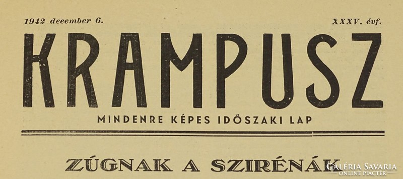 0V026 Krampusz 1942. december 6. folyóirat