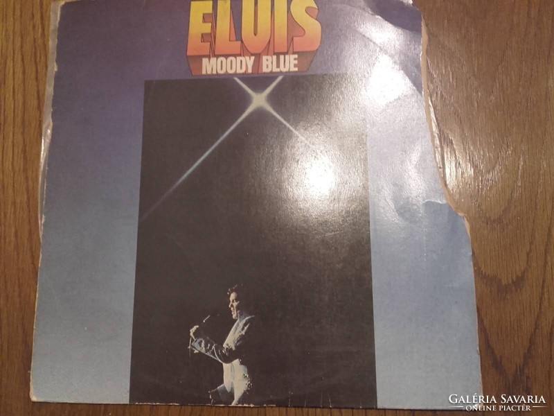 Elvis Presley 21. és egyben  az  utolsó stúdióalbuma :  MOODY BLUE  cimű 1977-es bakelit lemeze