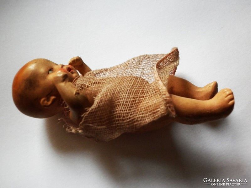 Antique mini porcelain doll