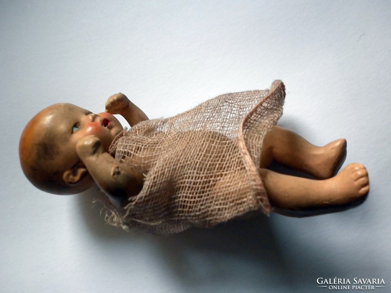 Antique mini porcelain doll
