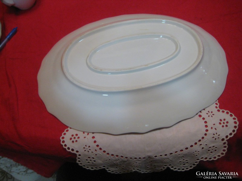 Herend oval tray, white 42 x 32 cm nice condition / ii. / Xxxxxxxxxxxxxxx