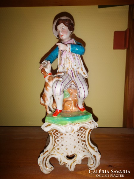 27 cm magas XIX sz.-i porcelán figura