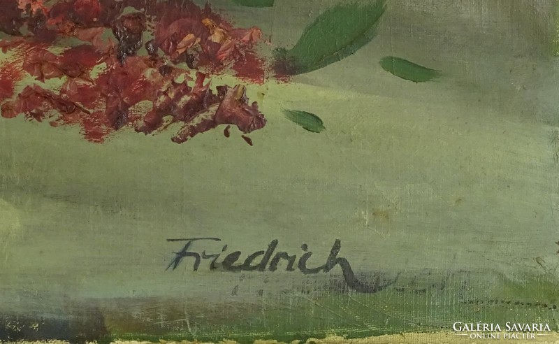 0U883 Friedrich Gábor : Asztali virágcsendélet