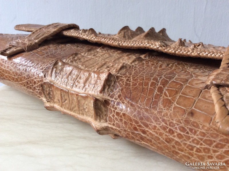 Különlegesség! Eredeti krokodilbőr táska