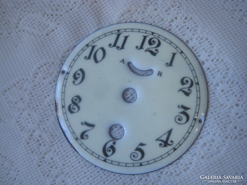 Enameled clock face 10 cm, unused!