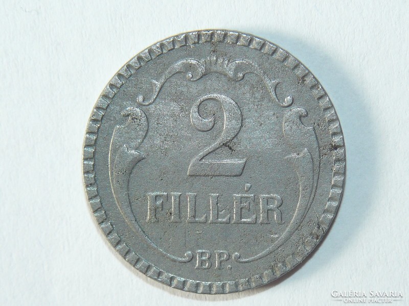 2 Fillér (rovátkolt) - Magyar Királyság - 1940.