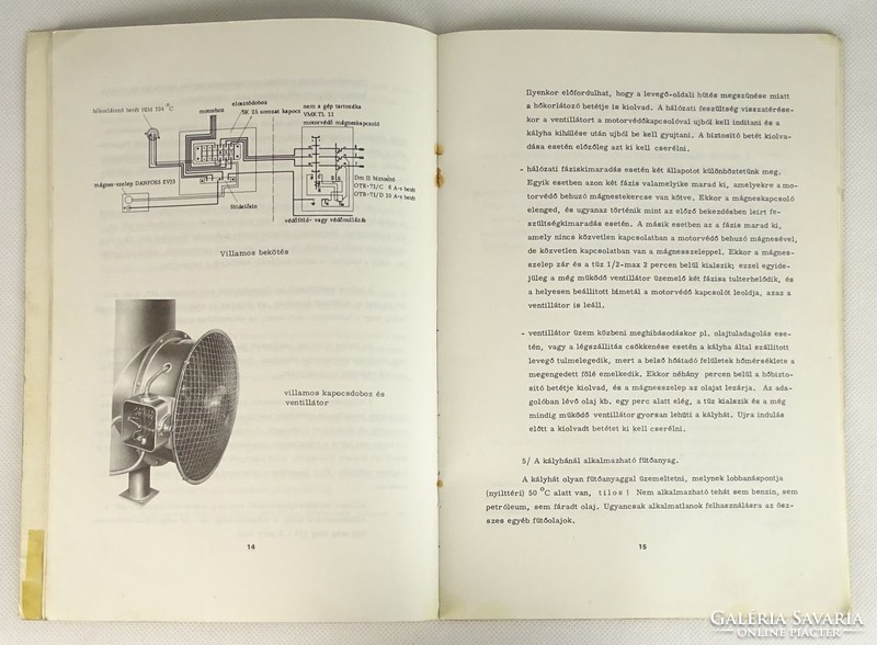 0V109 OTR-71 Termo ventillátor gépkönyv