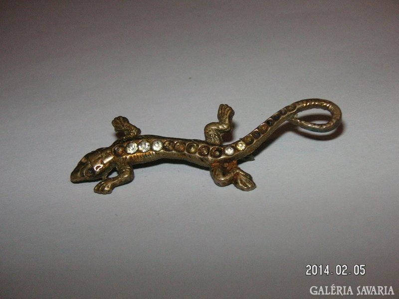 Antique brooch, 5 cm, some stones are missing