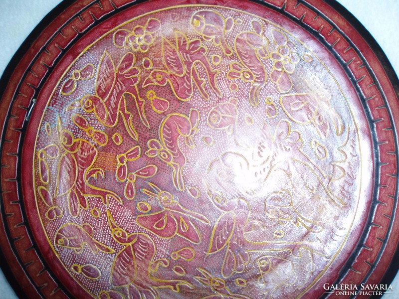 Antik kínai lakk tányérka